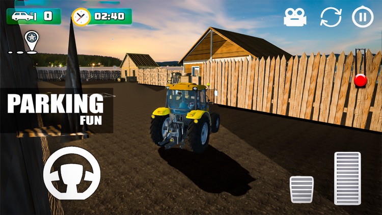 Farming Tractor Parking School