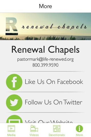 Renewal Chapels screenshot 4