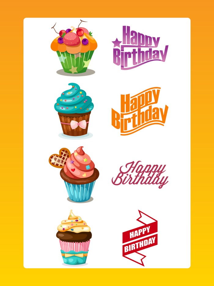 Best Happy Birthday Stickers