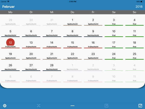 Schichter - Shift calendar screenshot 4