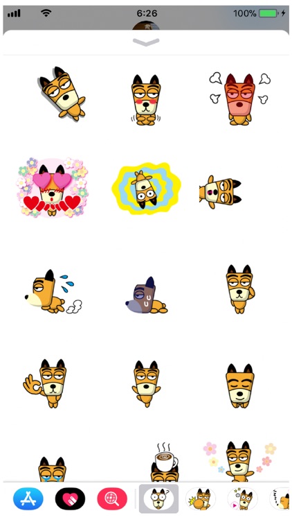 TF-Dog 2 Stickers