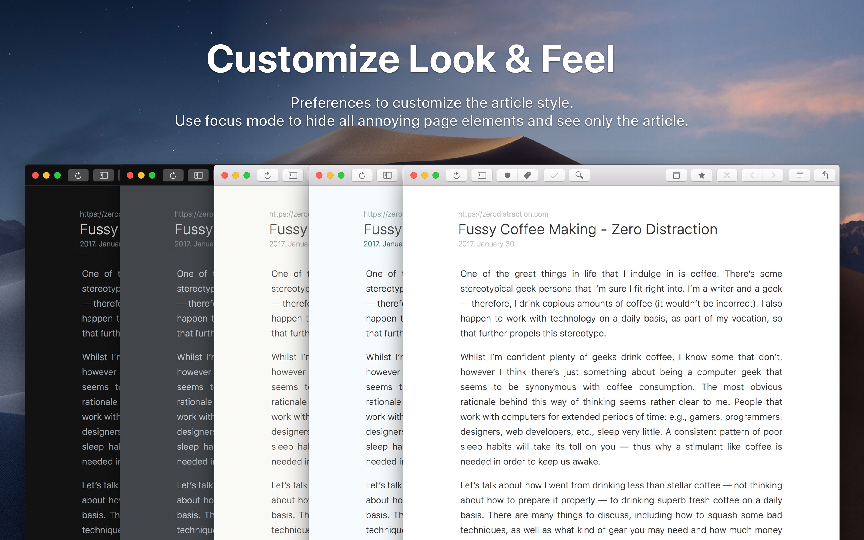 Screenshot do app ReadKit