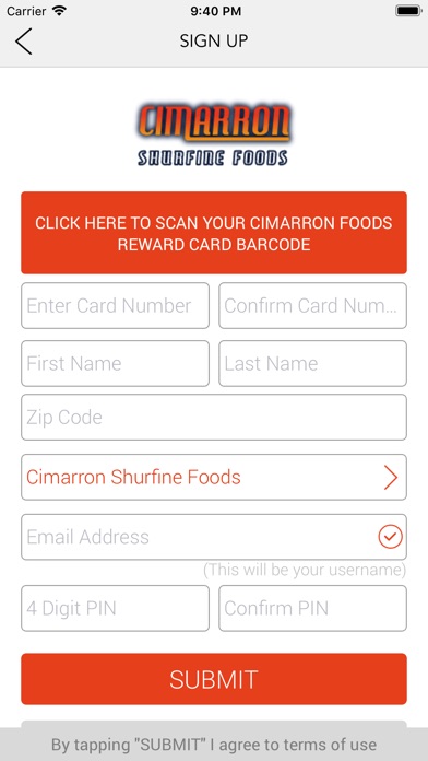 Cimarron Foods screenshot 2