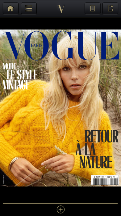 Vogue Magazine France Iphone review screenshots