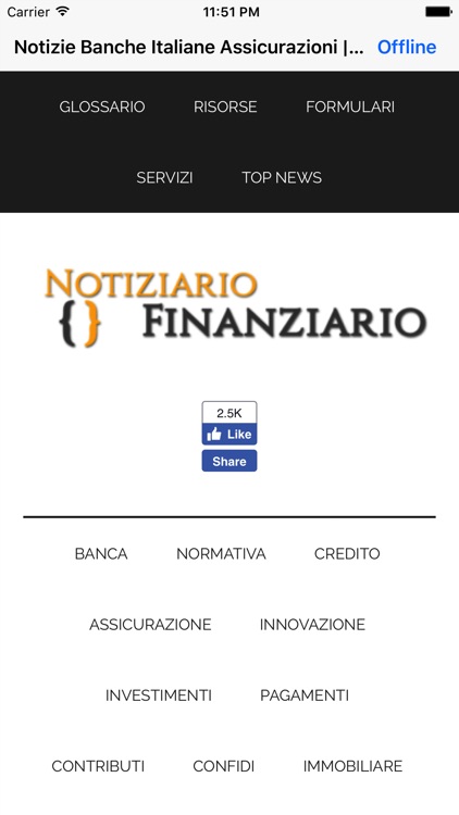 Notiziario Finanziario