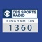 Get the best music news, local alerts, weather coverage and traffic updates in the Binghamton area with the new CBS Sports Radio 1360 AM app