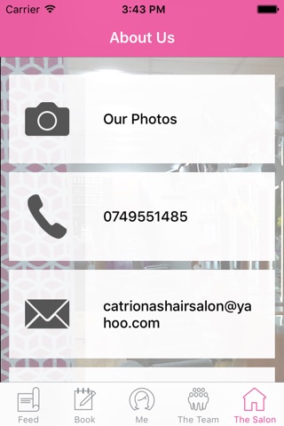 Catrionas Hairsalon screenshot 3