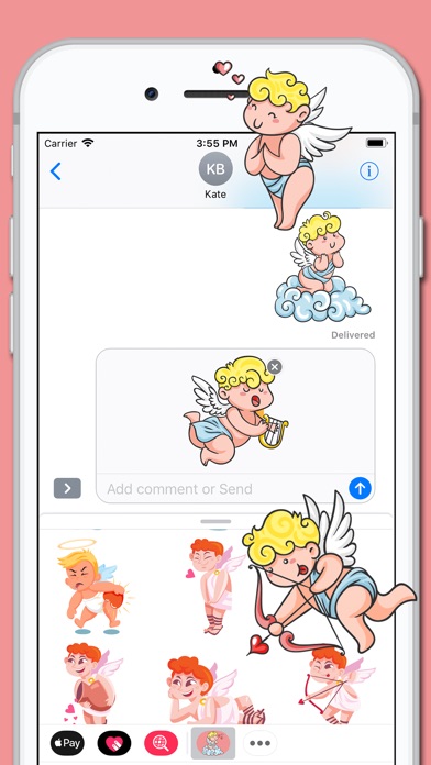 Valentine's Cupid Sticker screenshot 3