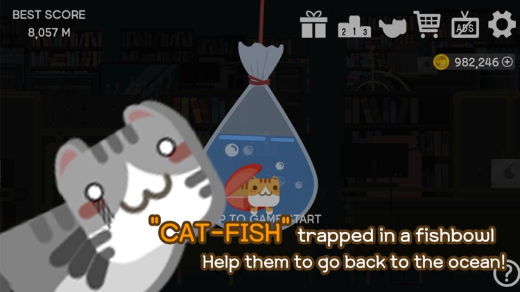 Fly! CAT FISH!