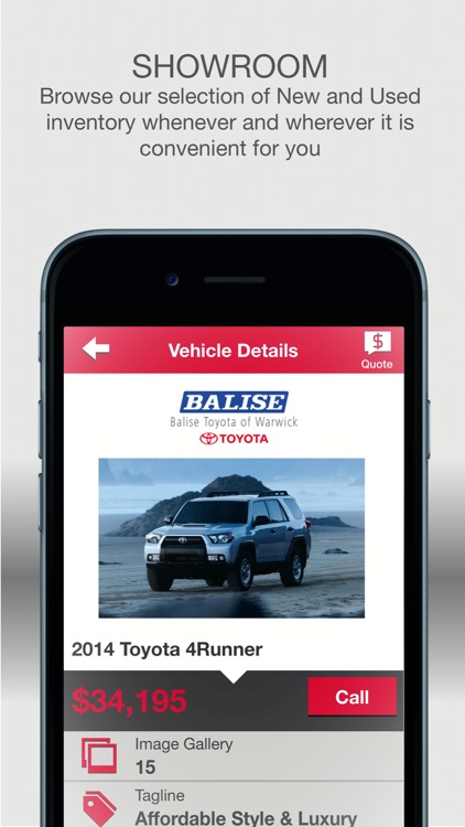 Balise Toyota Warwick