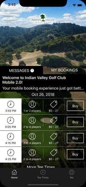 Indian Valley Golf Tee Times