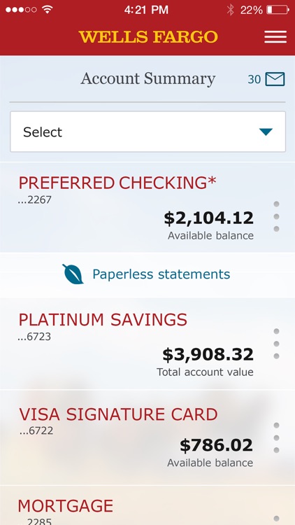 Wells Fargo Mobile screenshot-0