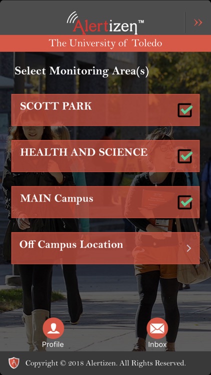 Campus Watch - Alertizen
