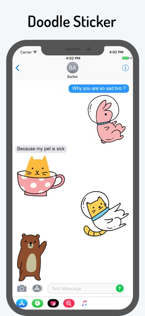 Doodle Text Stickers(圖4)-速報App