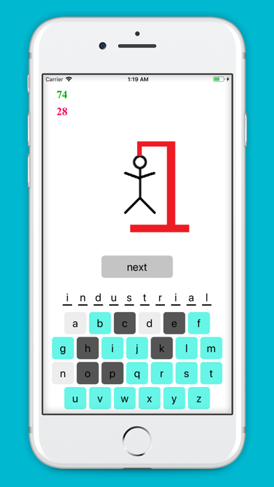 Hangman (word guessing game) screenshot 3