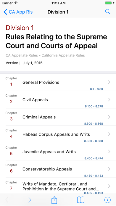 How to cancel & delete California Appellate Rules from iphone & ipad 2