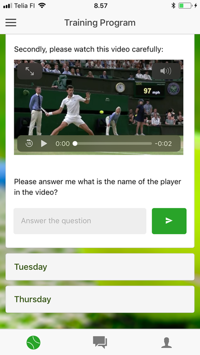 SportMentor - Tennis screenshot 2