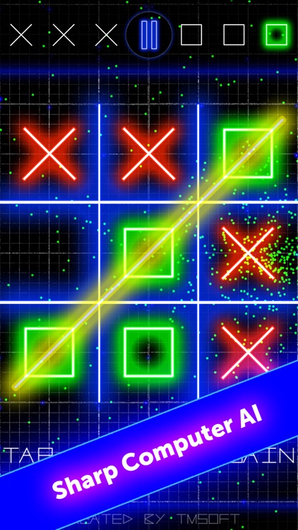 Tic Tac Toe Glow by TMSOFT