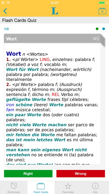 German Spanish XL Dictionary