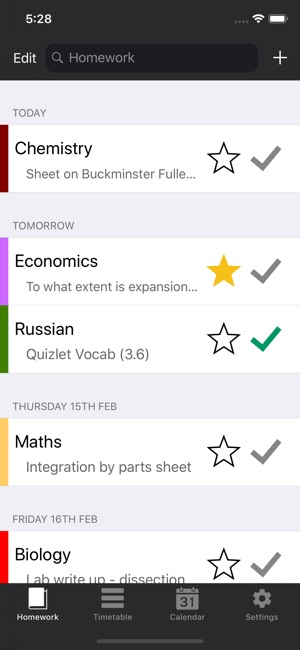 Homework Planner(圖1)-速報App