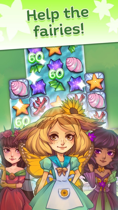 Fairy Blossom Charms - Match 3 screenshot 2