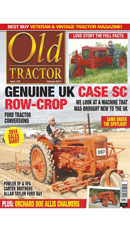 Old Tractor  - The Vintage Agricultural Machinery Magazine