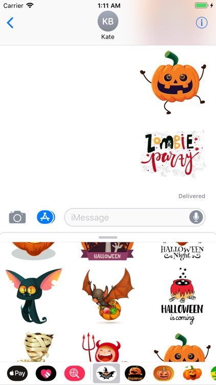 Happy Halloween Boo Sticker IM