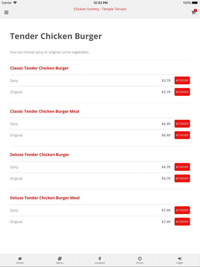 Chicken Yummy Temple Terrace