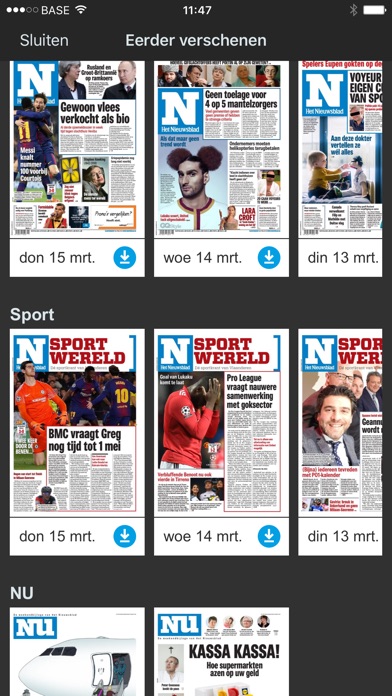 Nieuwsblad Krant screenshot 2