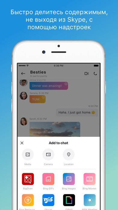 Скайп для iPhone Screenshot