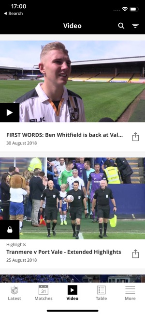 Port Vale Official App(圖3)-速報App