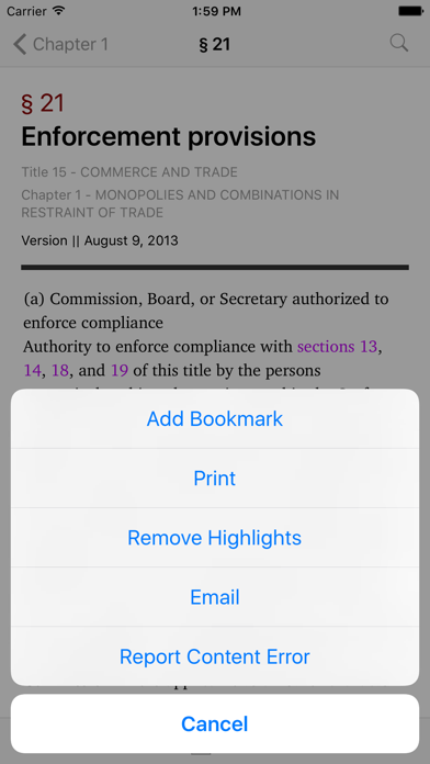 How to cancel & delete 15 USC - Commerce and Trade (LawStack Series) from iphone & ipad 3