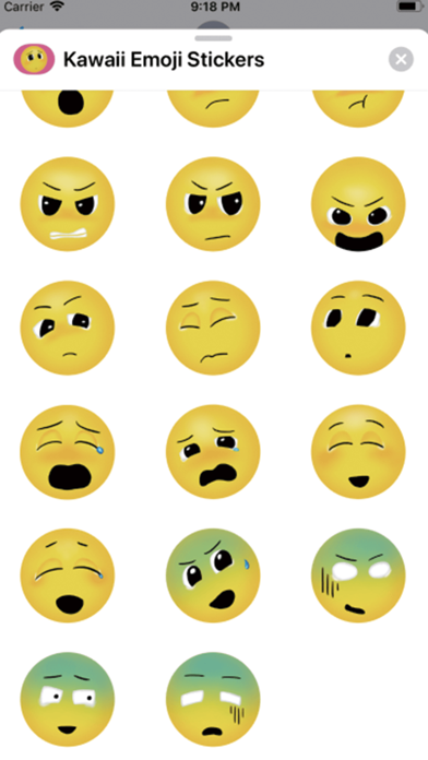 Kawaii Emoji stickers screenshot 4