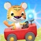 In this app, children can experience many exciting adventures with a fire truck, a spaceship, and a submarine