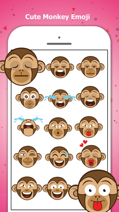 Monkey Emojis! screenshot 4