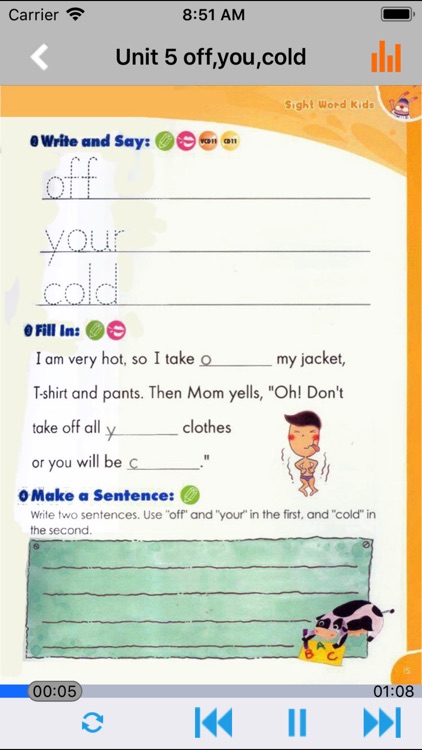 Sight Words 4A4B -220个神奇的常用字