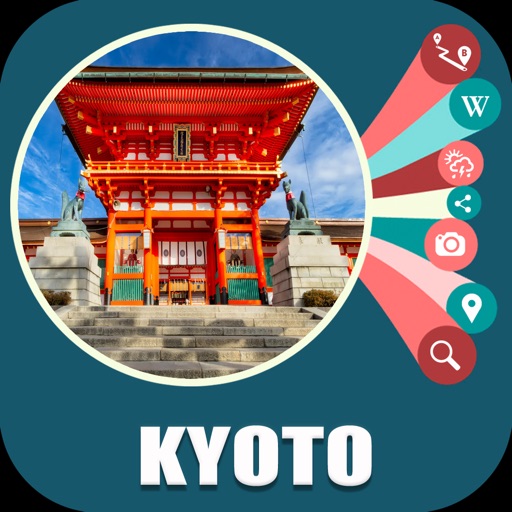 Kyoto Japan Offline Travel Map icon