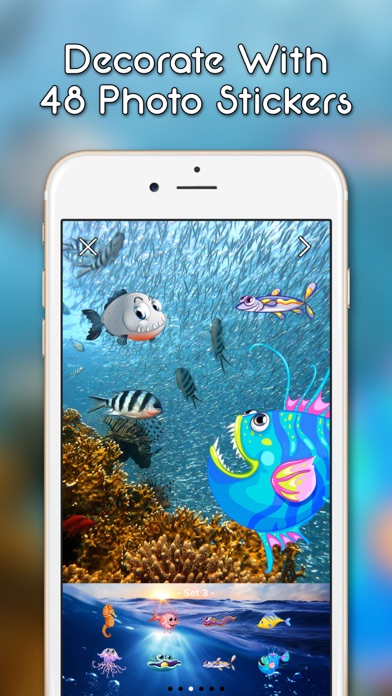 Fish Emoji and Photo Stickers screenshot 3