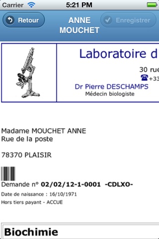 Bioserveur Medecin screenshot 4