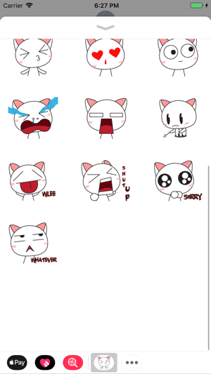 Droll Cat Cute Stickers Pack(圖3)-速報App