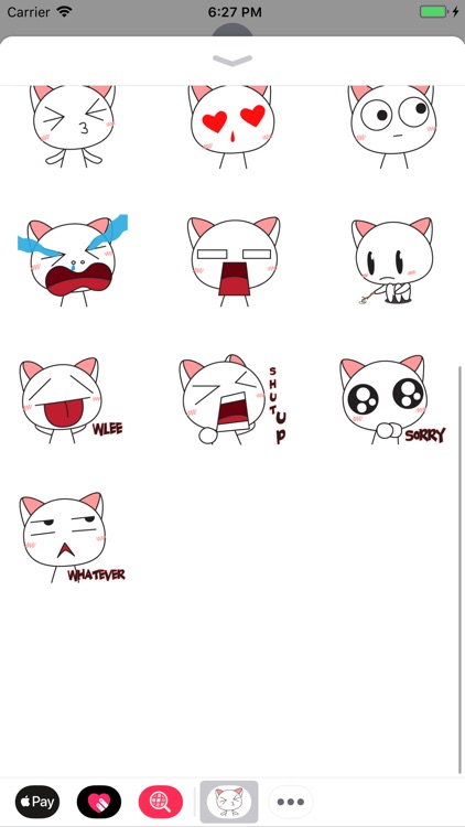 Droll Cat Cute Stickers Pack