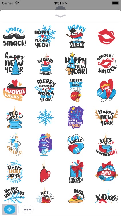 Christmas cute stickers