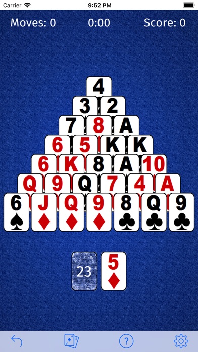 Pyramid ++ Solitaire Card Game screenshot 2