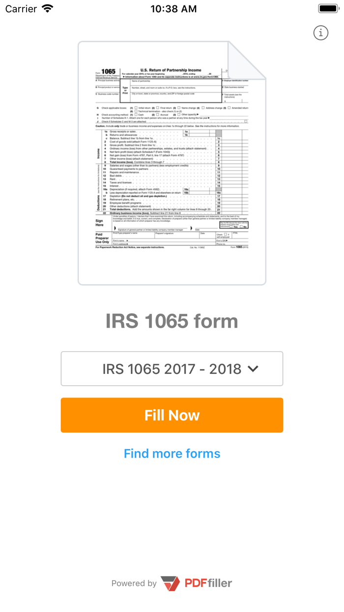 1065 Form