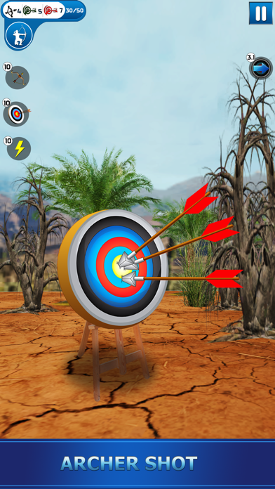 How to cancel & delete Archery Shoot from iphone & ipad 2