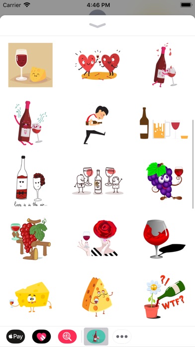 Wine Emoji Stickers screenshot 3