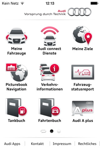 myAudi screenshot 2