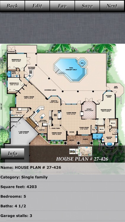 Spanish - Family House Plans