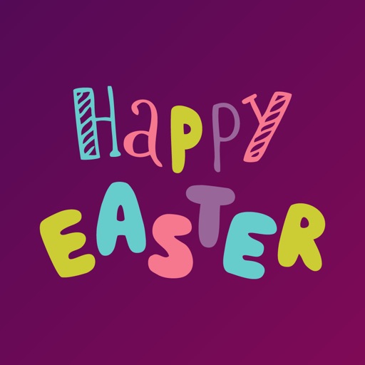 Happy Easter Bunny Sticker App icon