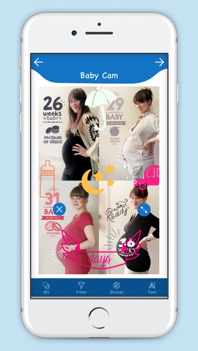 Baby Cam : Pregnancy Milestone screenshot 4